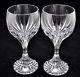 BACCARAT Massena Crystal Red Wine Goblet Set of 2 6.4 inch